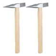 thumbnail image 1 of 2 Piezas de Martillo de Soldadura de 9 Oz, Martillo de Acero para Electricista con de Madera para Quitar y Reparar, 1 of 5