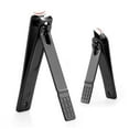 thumbnail image 3 of Travel Home Manicure Stainless Nail Clippers Tool Toe Nail Toenail Care Set with Case 8Pcs, 3 of 9