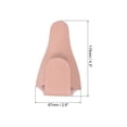 thumbnail image 2 of Uxcell 4.5"x2.6" PU Leather Embroidery Scissors Sheath Protective Cover, Pink 2 Pack, 2 of 6