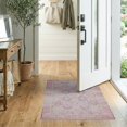 thumbnail image 2 of ODIKA 2'x3' Washable Accent Rug Pet Friendly, Bedside Mat Vintage Distressed Boho Trellis Bouquet Motifs Ornate Scrolling for Bedroom, Nursery, RV, 2 of 7