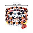 thumbnail image 2 of Halloween Bracelet Kit Halloween Bracelet Set with Ghost Bat Charms Red Black Stackable Stretch Beaded Bracelets for Women Girls Spooky Holiday Party Gifts,C, 2 of 4