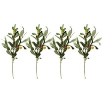Arborister Artificial Olive Leaves Branches for Floral Arrangement and Wedding Decor