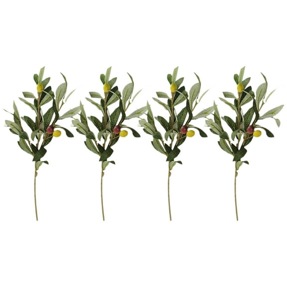 Arborister Artificial Olive Leaves Branches for Floral Arrangement and Wedding Decor
