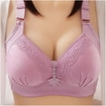 thumbnail image 4 of Bras for Women,Clearance Women's Thin Large Size Breathable Gathered Underwear Women's Non-steel Bra Daily Bra, 4 of 4