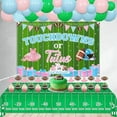 thumbnail image 3 of Touchdowns Or Tutus Gender Reveal Decorations - Touchdowns Or Tutus Backdrop With Balloon Arch Kit, Table Cloth, Cupcake Cake Toppers for Football Theme Gender Reveal Pregnant Announcement, 3 of 6