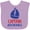 Lavender, variant on Inktastic Captain Adorable, Sailing Boat, Sailor, Sailing Boys Baby Bib