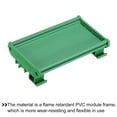 thumbnail image 3 of Uxcell DIN Rail Mount Carrier for 115mm x 72mm PCB, Housing, Bracket, Green, 3 of 4