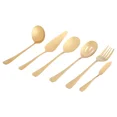 thumbnail image 1 of Ensemble de Couverts de Service en Acier Inoxydable Doré 6 Pcs, 1 of 8