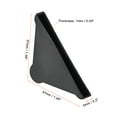 thumbnail image 2 of Uxcell PP Corner Protector Triangle 37x5mm for Ceramic, Glass, Metal Sheets Black 50pcs, 2 of 6