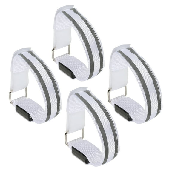 Uxcell LED Wristband, 4 Pack Light Up Bracelets LED Armbands, Rainbow