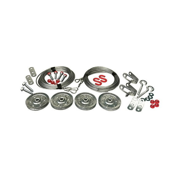 Garage Door Extension Spring Lift And Containment Kit w/ Hardware