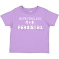 thumbnail image 3 of Inktastic Nevertheless, She Persisted Boys or Girls Toddler T-Shirt, 3 of 5