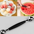 thumbnail image 3 of Yesbay Stainless Steel DoubleEnd Melon Ice Cream Baller Scoop Fruit Spoon Kitchen Tool,Scoop, 3 of 7