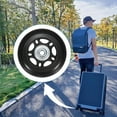 thumbnail image 6 of Uxcell Luggage Suitcase Replacement Wheels [2pcs] - 68 x 24 mm Rubber Scooter Wheels Repair Kit for Trolley & Carry-on Roller Travel Suitcases - [Black], 6 of 6