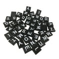 thumbnail image 6 of transparent white Silkscreen Letters And Number On Black Wooden Block Crafting Accessory, 6 of 7