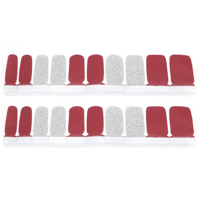Calcomanías de esmalte de uñas, 20 tiras de esmalte de uñas, pegatinas de esmalte de uñas de envoltura completa, diseño de próxima generación