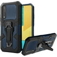 thumbnail image 2 of for LG Stylo 7 (5G) /FH50 Rugged Heavy Duty Dual Layers Hybrid Protective Shell with Built in Metal Clip Holder & Kickstand Cover ,Xpm Phone Case [Blue], 2 of 6