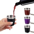 thumbnail image 2 of hejhncii Stylish Practical 30ml Shot Glasses with Chain Party Shot Glasses Necklace Cups, 2 of 16