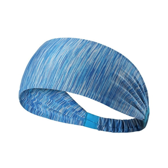 Xuyuer Bandeau de Sport Évacuant la Sueur Élastique pour Hommes Femmes Course, Bleu, Simple et Fonctionnel Équipement de Survie Outils Polyvalents pour Extérieur