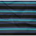 thumbnail image 4 of oneOone Organic Cotton Poplin Twill Fabric Waves & Geometric Stripe Print Fabric By Yard 42 Inches Wide, 4 of 4