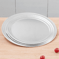 thumbnail image 2 of 7-Inch Wide Rim Aluminum Pizza Pan Baking Tray - , , Perfect Bake, 2 of 6
