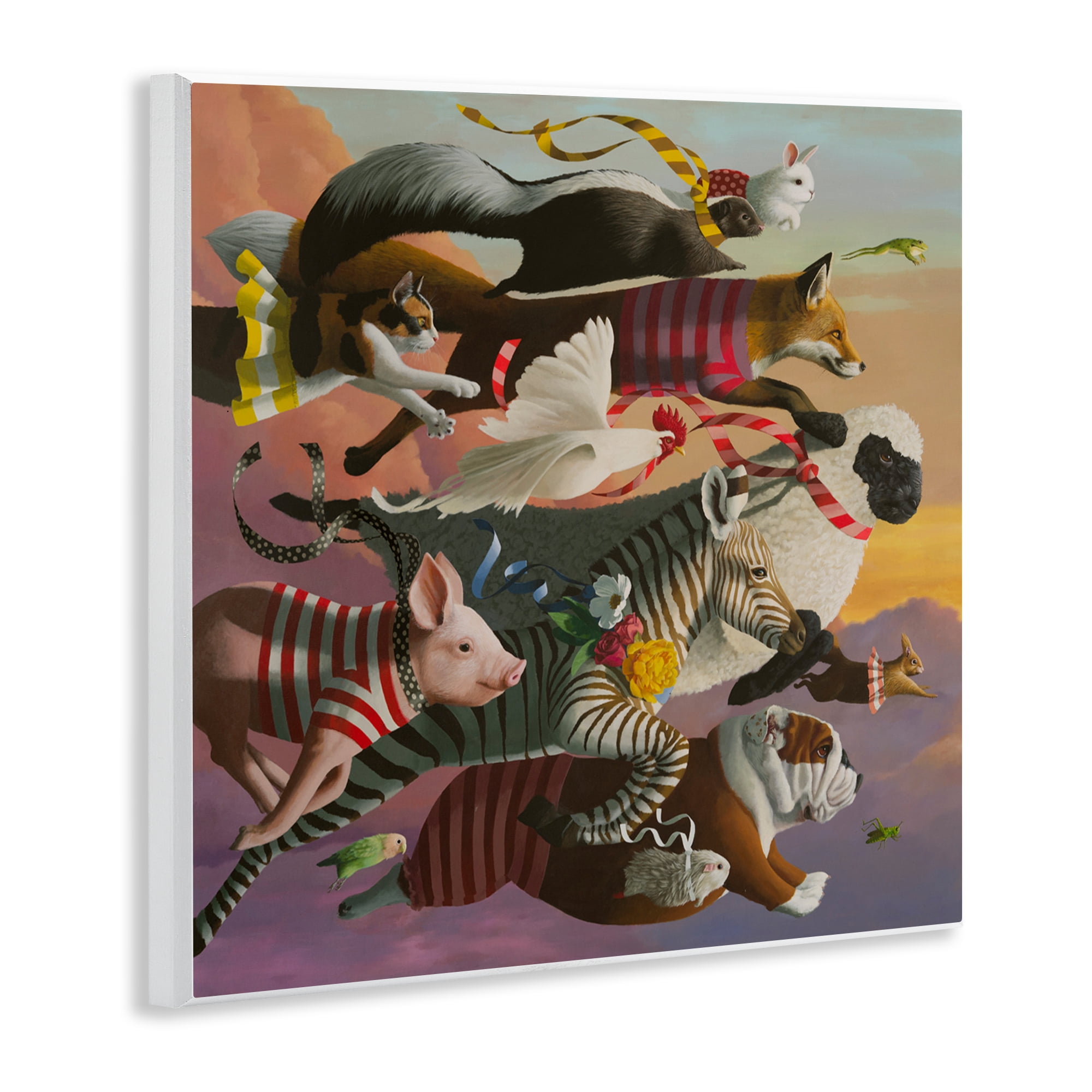 Thick As Thieves Animals Wall Plaque Art, design by Heather Gauthier