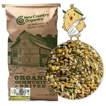 New Country Organics | Olive Oil Grower/Broiler Feed for Growing Pullets and Cockerels | Corn-Free and Soy-Free | 19% Protein | Certified Organic and Non-GMO |40 lbs