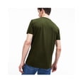 thumbnail image 3 of Lacoste Mens V-neck Pima Cotton Jersey T-shirt Caper Bush TH6710 3M9, 3 of 5