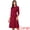 Dark Red, variant on 2Pcs Women's Office Blazer Jacket Pleated Skirt Suit Set XL Dark Green