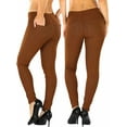 thumbnail image 4 of ToBeInStyle Womens Easy Pull-On Denim Skinny Fit Comfort Stretch Leggings Jeggings, 4 of 7