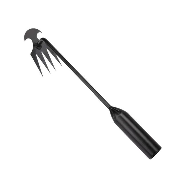 High-Hardness Steel Gardening Hoe, Multi-Tooth Weeding Rake, Ergonomic Grip, Suitable for Home Gardening & Farming, Available in 3 Sizes
