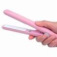 thumbnail image 3 of Travel Mini Hair Flat Iron Ceramic Tourmaline Hair Straightener with Travel Bag Dual Voltage Travel, 3 of 5