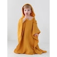 thumbnail image 2 of xiaxaixu Toddler Boy Girl Cloak Bathrobe Solid Color Bat Sleeve Hooded Towel Loose Breathable Robe, 2 of 6