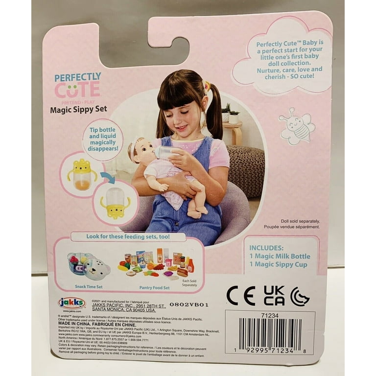 Magic Sippy Cup Set Pretend Play Feed Baby Doll Baby Doll Accessory 2 yrs