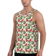 thumbnail image 2 of Xecao Watermelons Men's Tank Top Workout Quick Dry Sleeveless Gym Jogging Muscle Shirts Summer Swim Beach Tops, 2 of 9