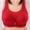 Red, variant on Bras for Women,Women Plus Size Camouflage Print Front Deduction BreathNon-Steel Ring Non-Magnetic Buckle Underwear Bras