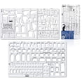 thumbnail image 1 of Mr. Pen- Plumbing Template, Architectural Templates, Bathroom Template, Toilet Template, Drafting Tools, Drawing, 1 of 5