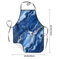 thumbnail image 2 of Anti-Fouling Belt Pocket Elasticated Apron - Non-Slippery Non-Fading Non-Shrinking Non-Crinkly Water-Repellent Royalblue Marble_2, 2 of 8
