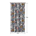 thumbnail image 5 of Bulldog Dog and Flower Florals Shower Curtain 36"x72" ,Bathroom Decorative Shower Curtains Set with 12 Hooks,Modern Waterproof Washable Shower Curtain, 5 of 6
