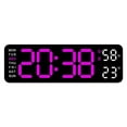 thumbnail image 1 of Feltree Multifunctional Digital Alarm Clock with Temperature Humidity Display, LED Bedside Clock with Countdown & Jump Seconds, 1 of 7