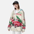 thumbnail image 4 of Pofeuu Merry Christmas 1 Print Sun Protection Outdoor Lightweight Full Zip UV Cooling Hoodie Long Sleeve Summer Clothing for Outdoor Hiking-XX-Large, 4 of 5