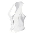 thumbnail image 2 of Made by Olivia Women's Dressy Casual Versatile Racerback Vest Tuxedo Suit Waistcoat, 2 of 6