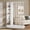 White, variant on Finmind Wall Room Divider with Display Shelves, 70.9" Modern Freestanding Wall Partition with Sturdy Base, for Home & Office, Brown & Black