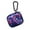 Purple Nebula Galaxy, variant on WIRESTER Portable EVA Small Earbuds Carrying Case Storage Bag Organizer with Carabiners for Earphones, Earbuds, Earpieces, SD Memory Card, Camera Chips - Retro Clear Cassette Tape Pop Songs