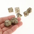 thumbnail image 3 of Juego De Dados Poliédricos DUNGEON Y DRAGONS DND Dice Pearl Dice Para Juegos De Rol Bronce Sunnimix Dados poliédricos, 3 of 4