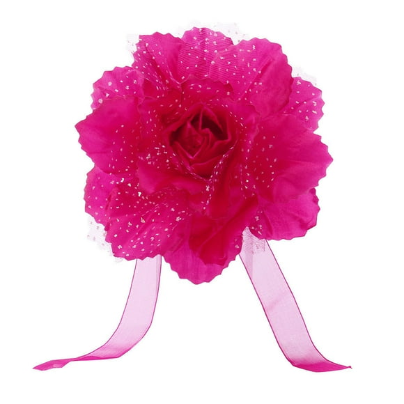 Embrasse de Rideau en Fleur à Clipser pour Décoration Intérieure – Clips Arrière de Rideau Style Pivoine Élégant pour Panneaux