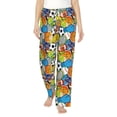 thumbnail image 2 of Kdxio Women's Comfy Stretch Various BallsPrint Drawstring Pajama Pants-Medium, 2 of 9
