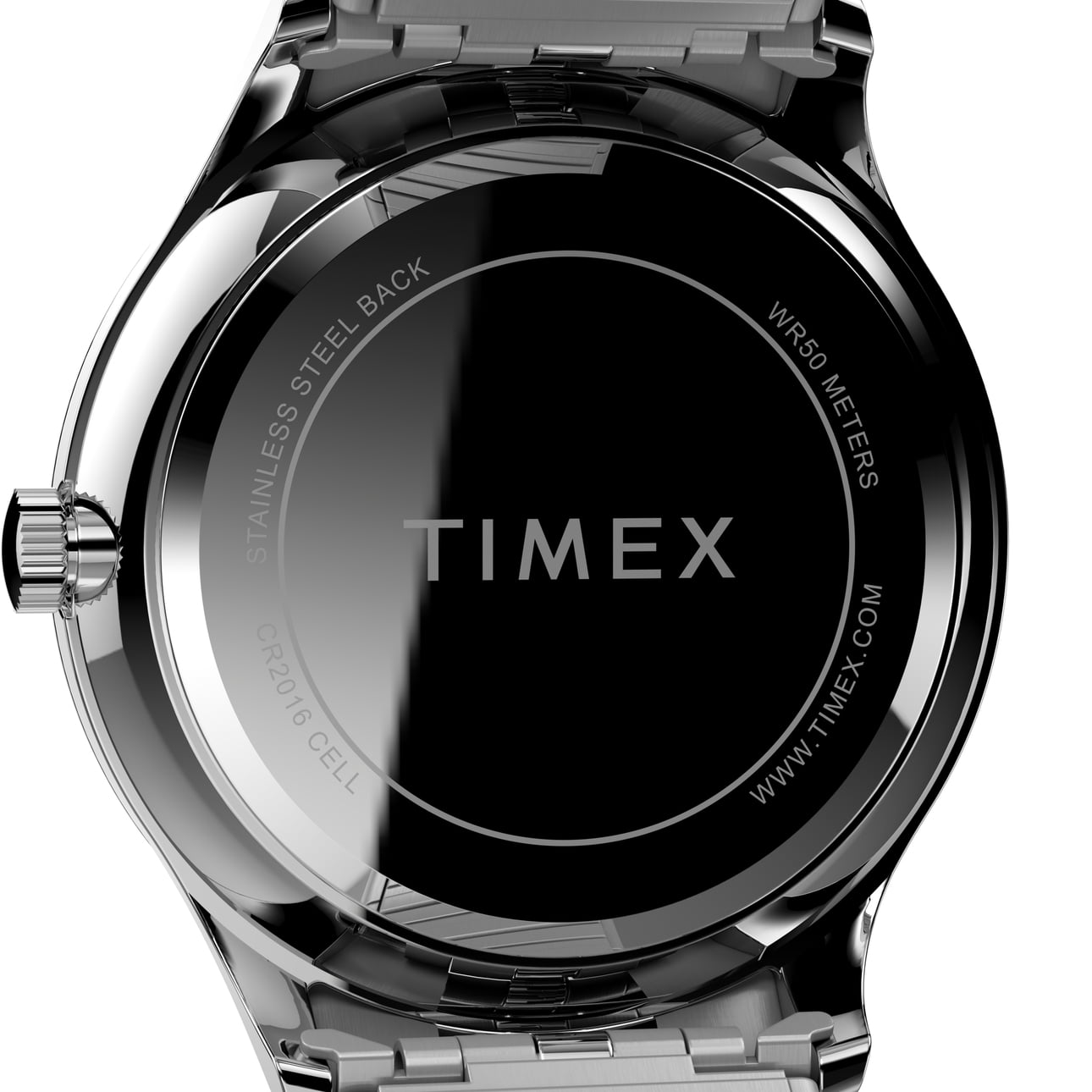 Timex Men's Modern Easy Reader Silver/White 40mm Casual Watch, Expansion Band