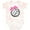 Tie Dye Pink, variant on Inktastic Volleyball with Pink Bow Boys or Girls Baby Bodysuit