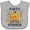 AC-Heather Grey, variant on Inktastic Nanas Little Pumpkin with Leaves and Stars Boys or Girls Baby Bib
